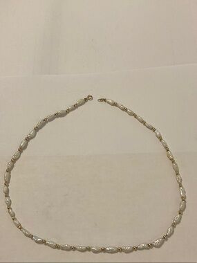 14K mother of pearl Necklace